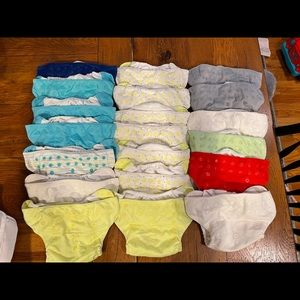 Huge Lot BumGenius cloth diapers and extras